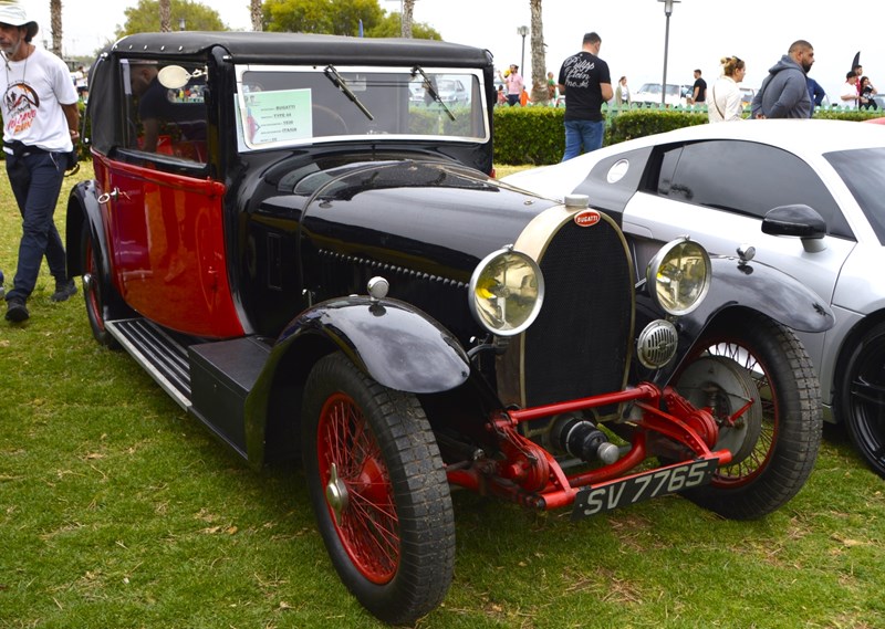 Ιστορική Bugatti του Ελληνικού Μουσείου Αυτοκινήτου.