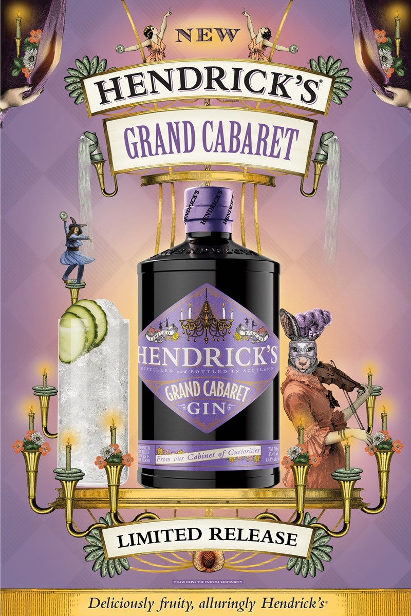Grand Cabaret, το αναζωογονητικά φρουτώδες, νέο limited edition του Hendrick’s 2