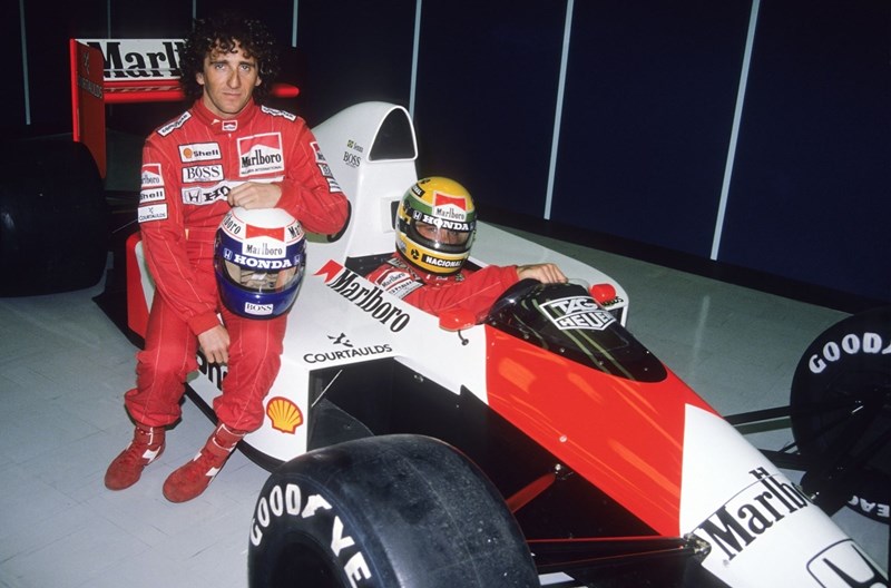 Alain Prost και Ayrton Senna