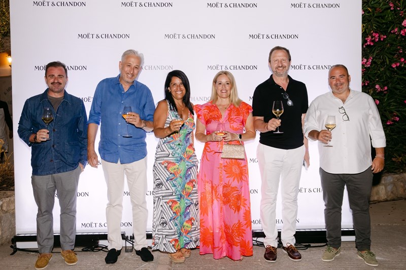 Antonis Gerantonis, Market Manager Greece, Mediterranean Region, Moët Hennessy EURASIA, Γιάννης Αρτινός, Γενικός Διευθυντής Αμβυξ, Ευγενία Φραγγιά, Μαρίνα Αρτινού, Cristiano Talassi General Manager Southern & Med Europe, Moët Hennessy, Σωτήρης Σβέτσας