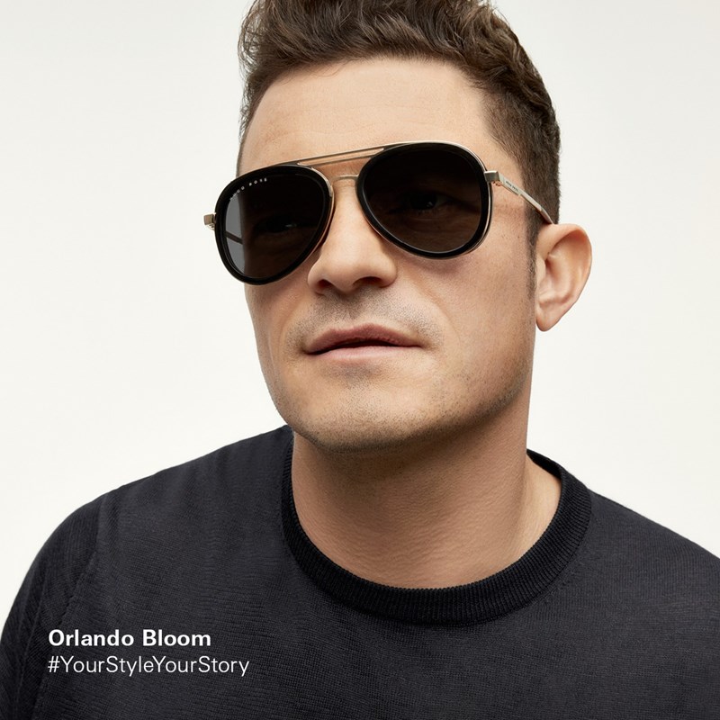 ORLANDO BLOOM IN BOSS SHADES