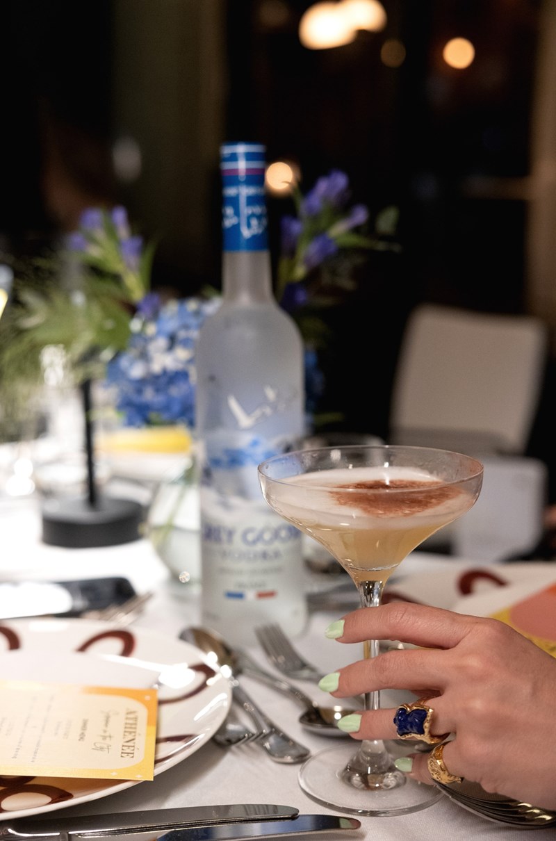 Grey Goose premium vodka Athénée