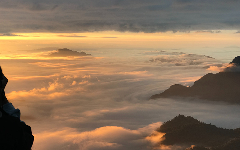 Chiang Rai Ταϊλάνδη διαδρομή μηχανή