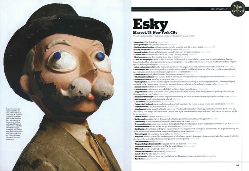 Σελίδες Ιστορίας: 90 χρόνια Esquire 7