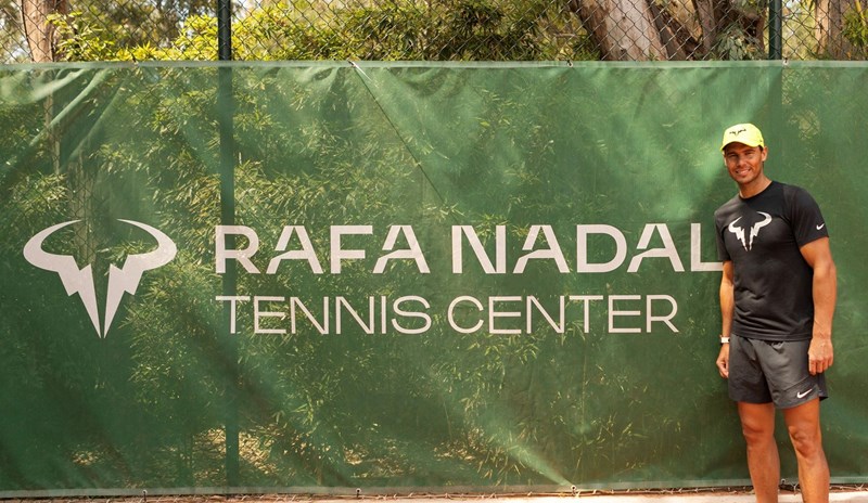 Ο Rafa Nadal στο RNTC Sani Resort