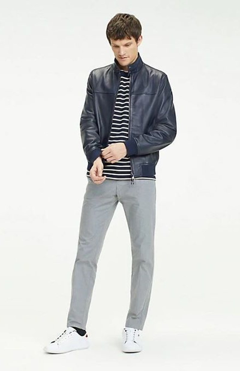 ΔΕΡΜΑΤΙΝΟ ΤΖΑΚΕΤ ΜΠΟΥΦΑΝ