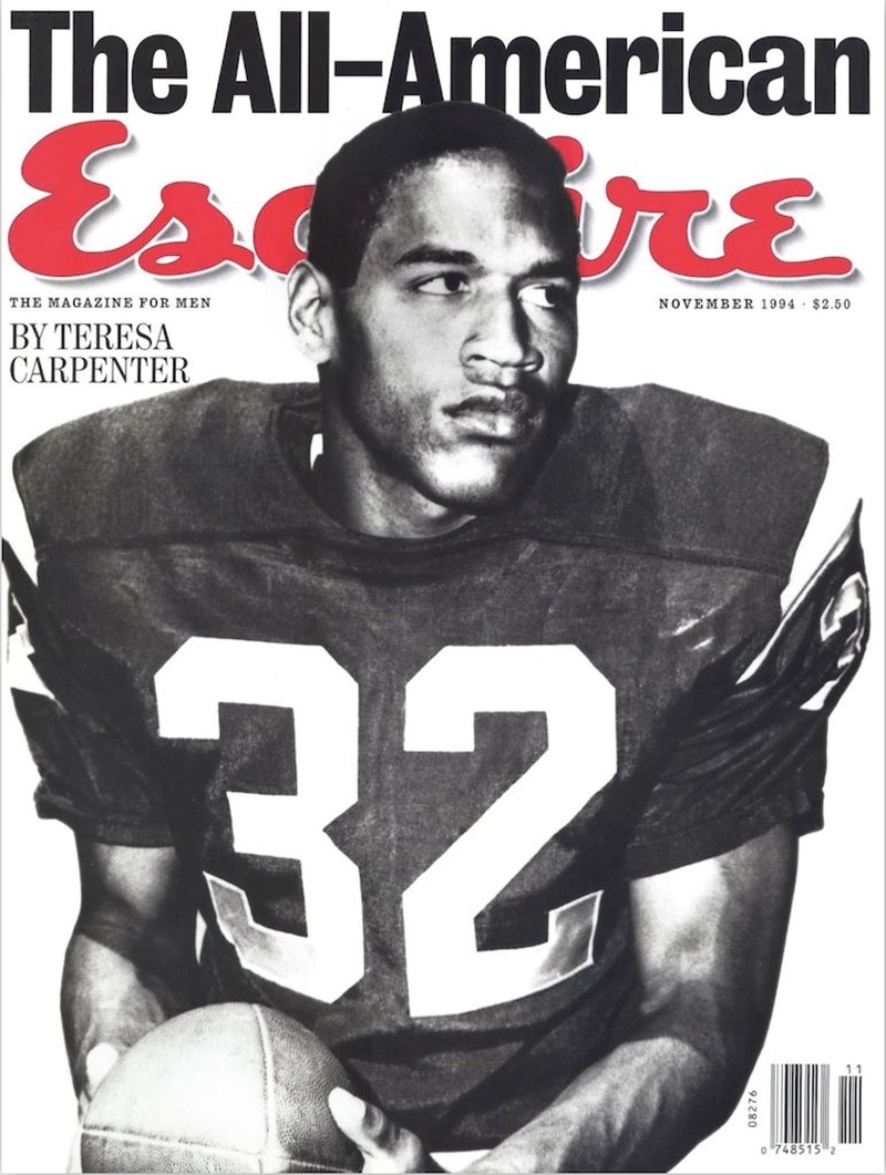 O O. J. Simpson στο εξώφυλλο του Esquire (Νοέμβριος 1994)