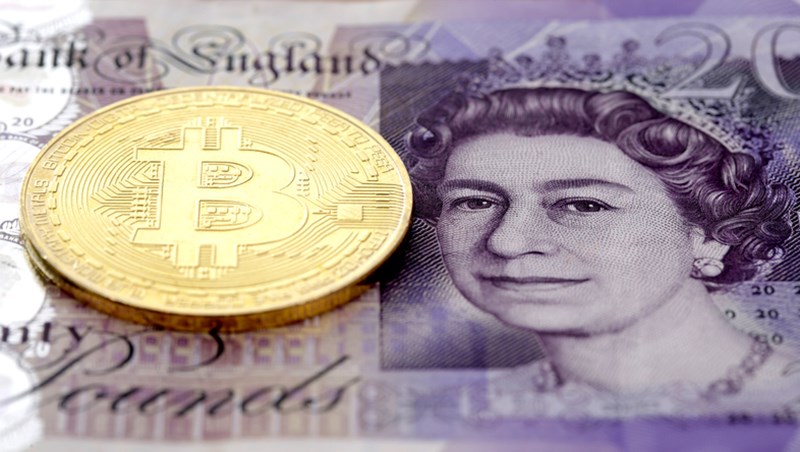 BITCOIN ON UK'S POUND STERLING BANKNOTE