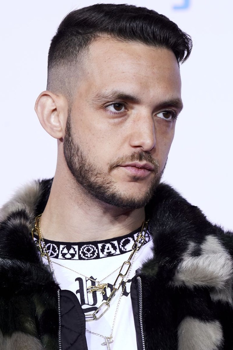 MALE MODEL WITH INTERESTING HAIRCUT