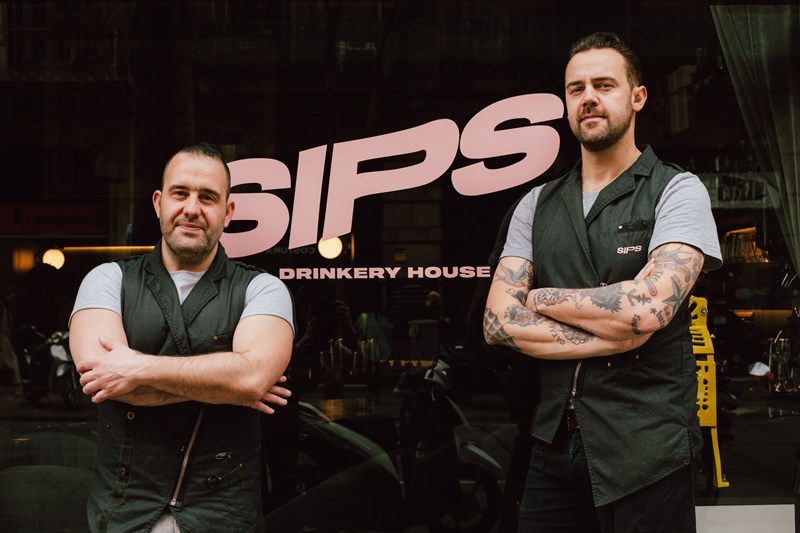 Ο Σιμόνε Καποράλε και ο Μαρκ Άλβαρεζ του Sips