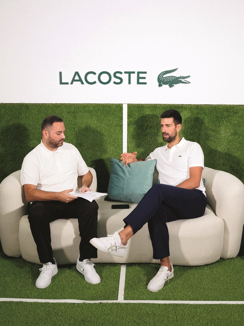 Ο Μπάμπης Δούκας και ο Νόβακ Τζόκοβιτς