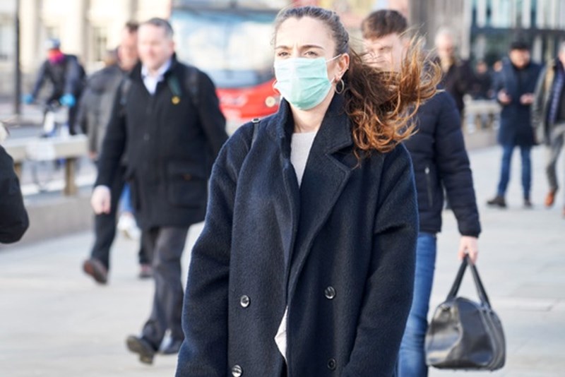 PEOPLE WITH FACE MASKS