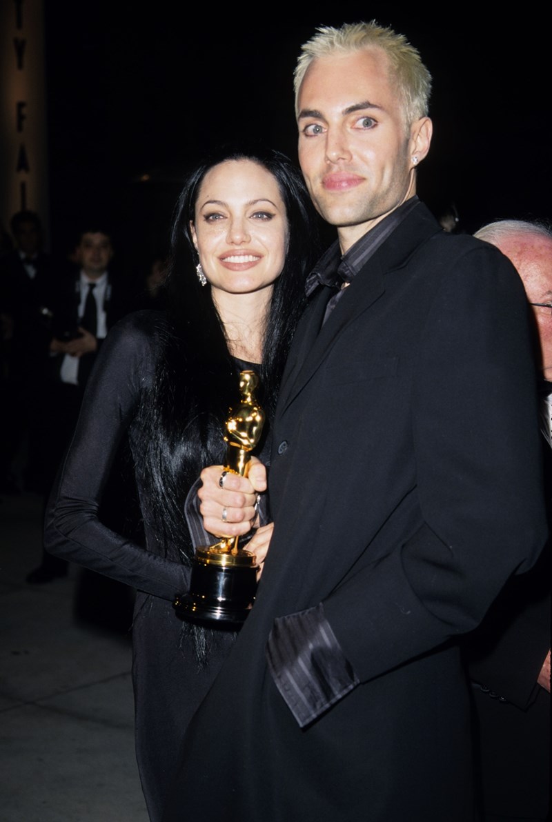 Angelina Jolie and her brother