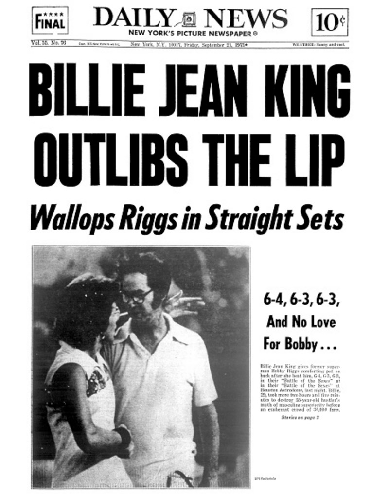 Riggs King Battle of the Sexes