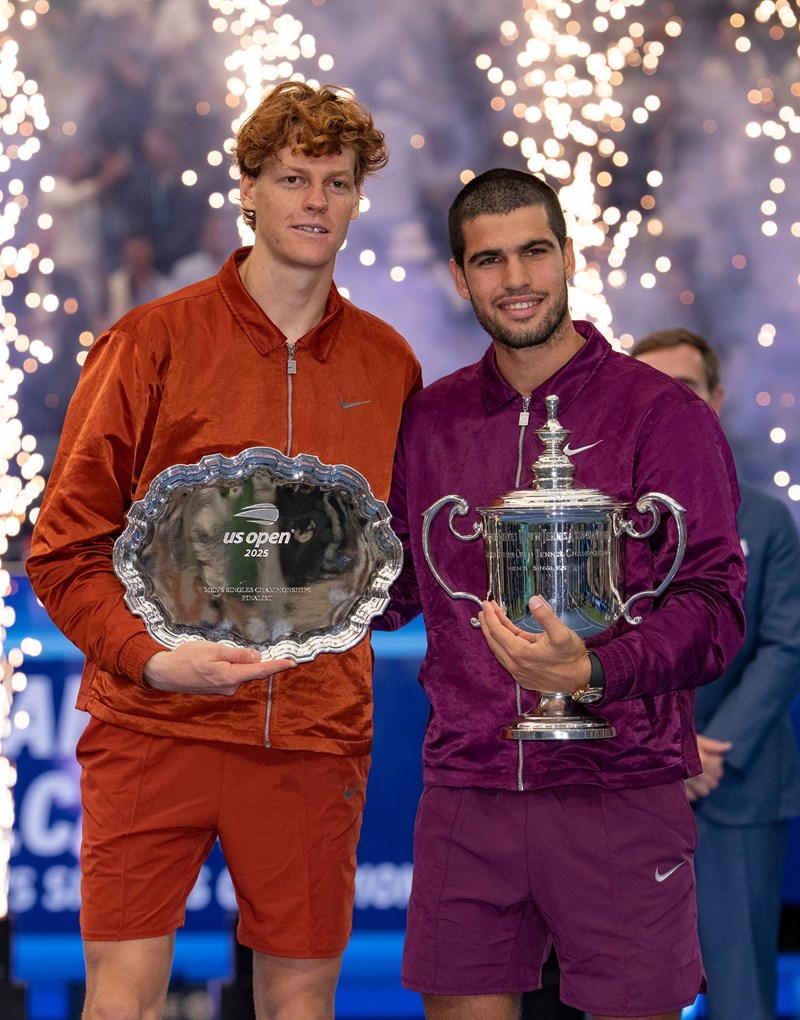 JANNIK SINNER CARLOS ALCARAZ