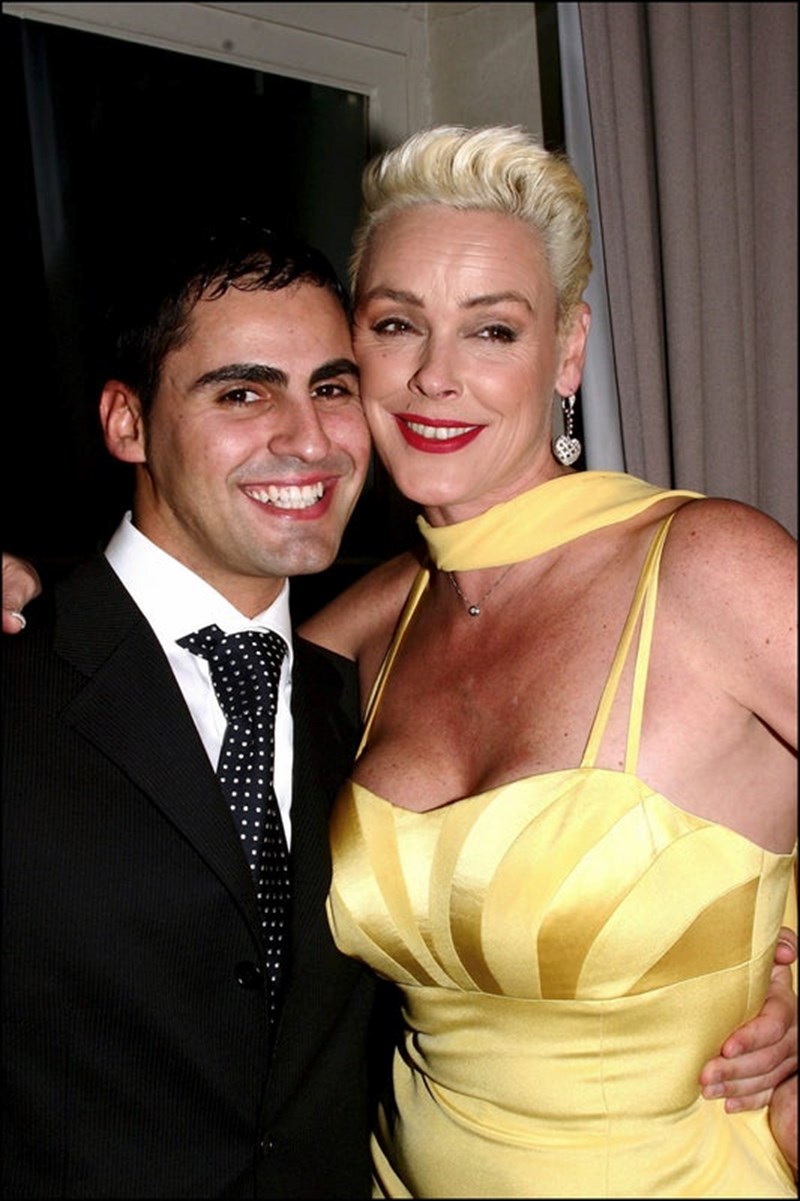 MATTIA DESSI AND BRIGITTE NIELSEN