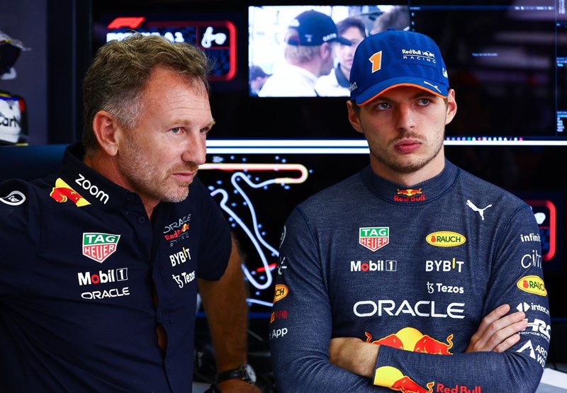 Christian Horner και Max Verstappen