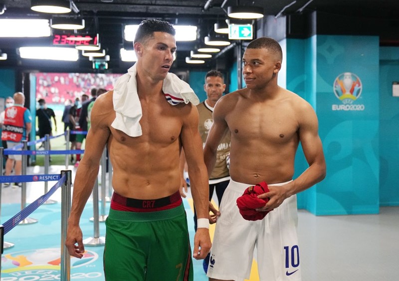 Kylian Mbappé και Christiano Ronaldo