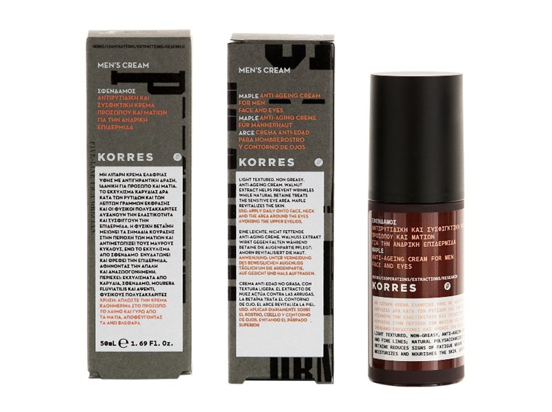 KORRES SFENDAMOS, ANTIAGEING MEN'S CREAM