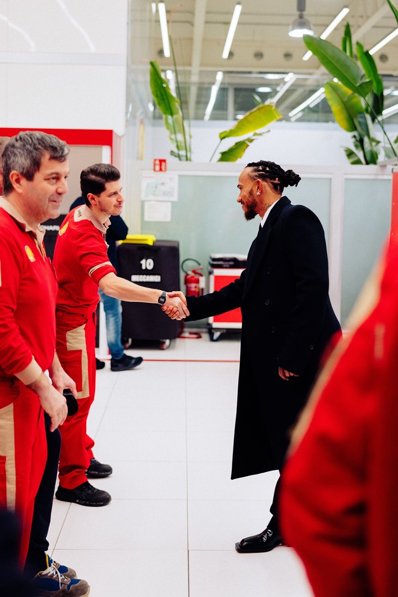 Lewis Hamilton ferrari maranello