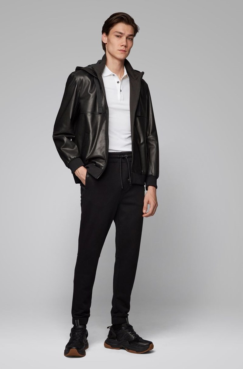 ΔΕΡΜΑΤΙΝΟ ΤΖΑΚΕΤ ΜΠΟΥΦΑΝ