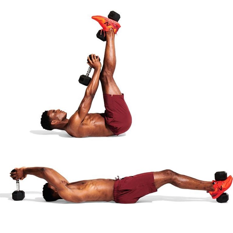 MAN IN PLANK POSITION