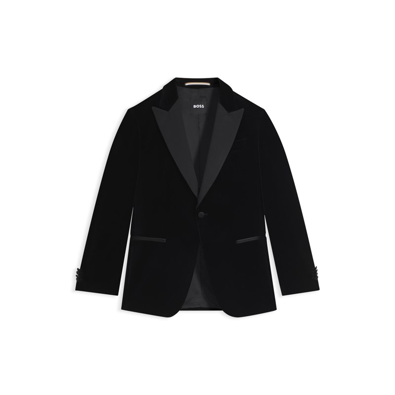 Στενό σμόκιν από βαμβακερό βελούδο