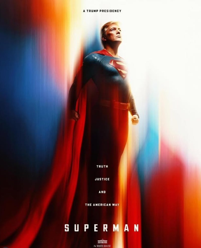 trump superman