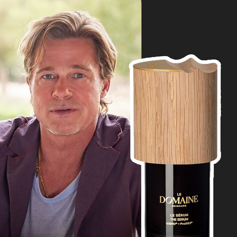 BRAD PITT & HIS COSMETICS