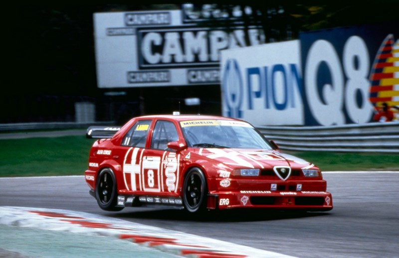 Nicola Larini με Alfa Romeo 155 V6 Ti στο DTM του 1993