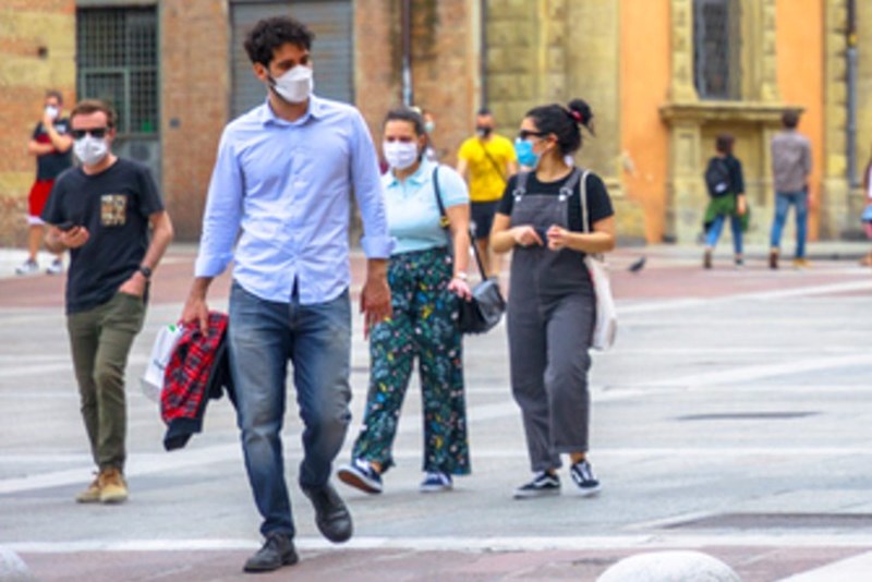 PEOPLE WITH FACE MASKS