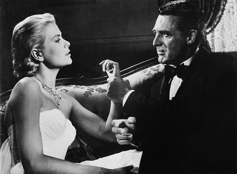 Grace Kelly και Cary Grant στην χιτσκοκική ταινία 