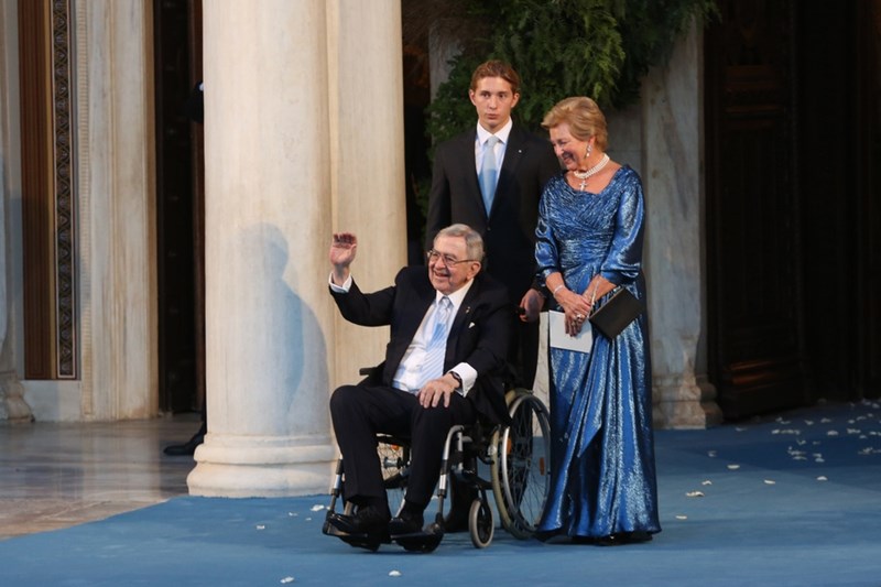 Φωτογραφία αρχείου το Σάββατο 23 Οκτωβρίου 2021 του τέως βασιλιά Κωνσταντίνου