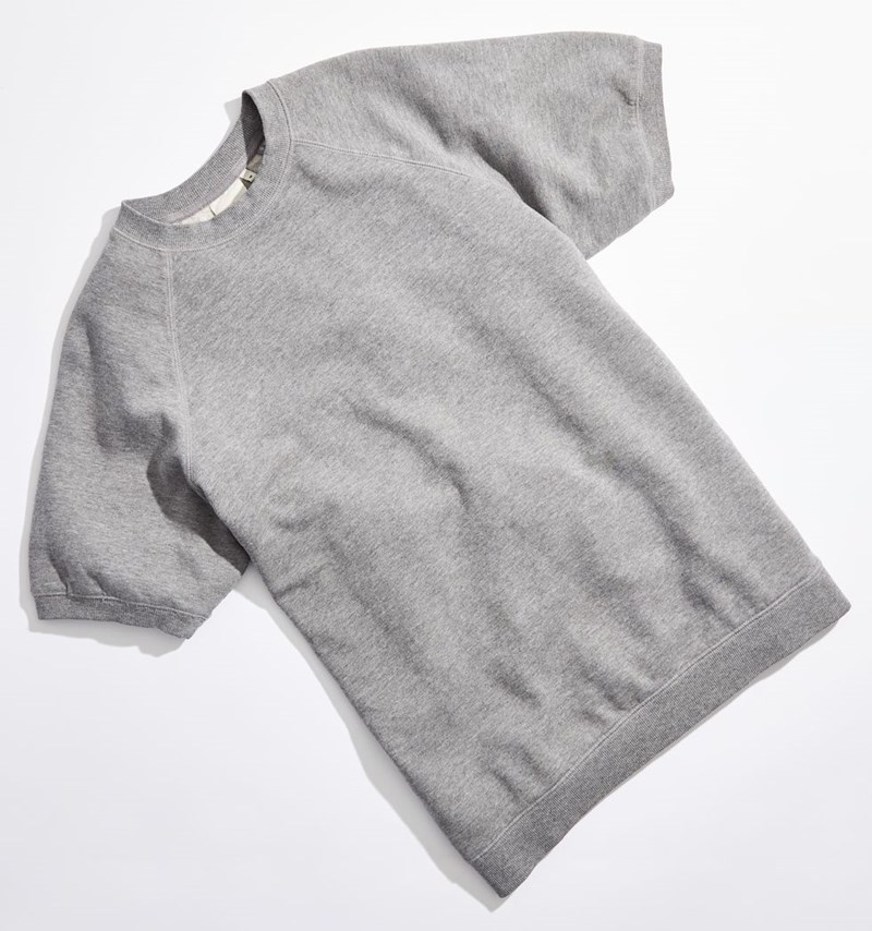 SHORT SLEEVE SWEATSHIRT