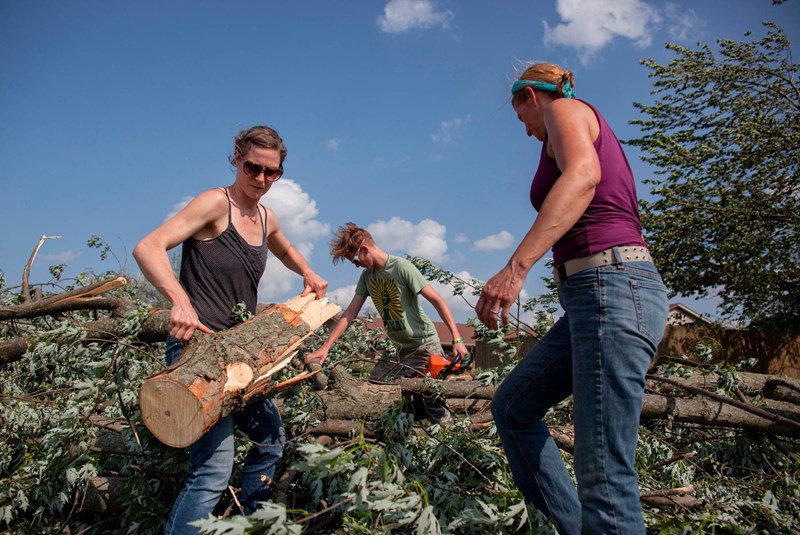 Μπίβερκρικ Οχάιο ΗΠΑ ανεμοστρόβιλοι