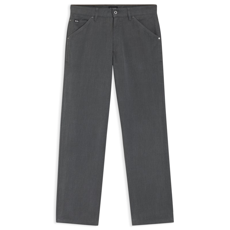 Τζιν από βαμβακερό μελανζέ ντένιμ