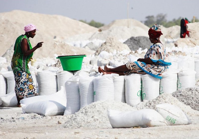 Σενεγάλη αλάτι Λίμνη Ρέτμπα