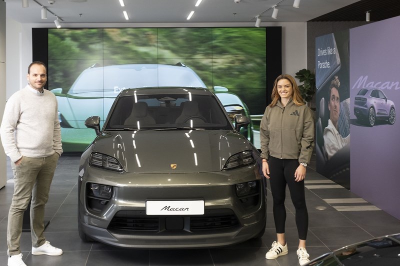 Μαρία Σάκκαρη Porsche Macan