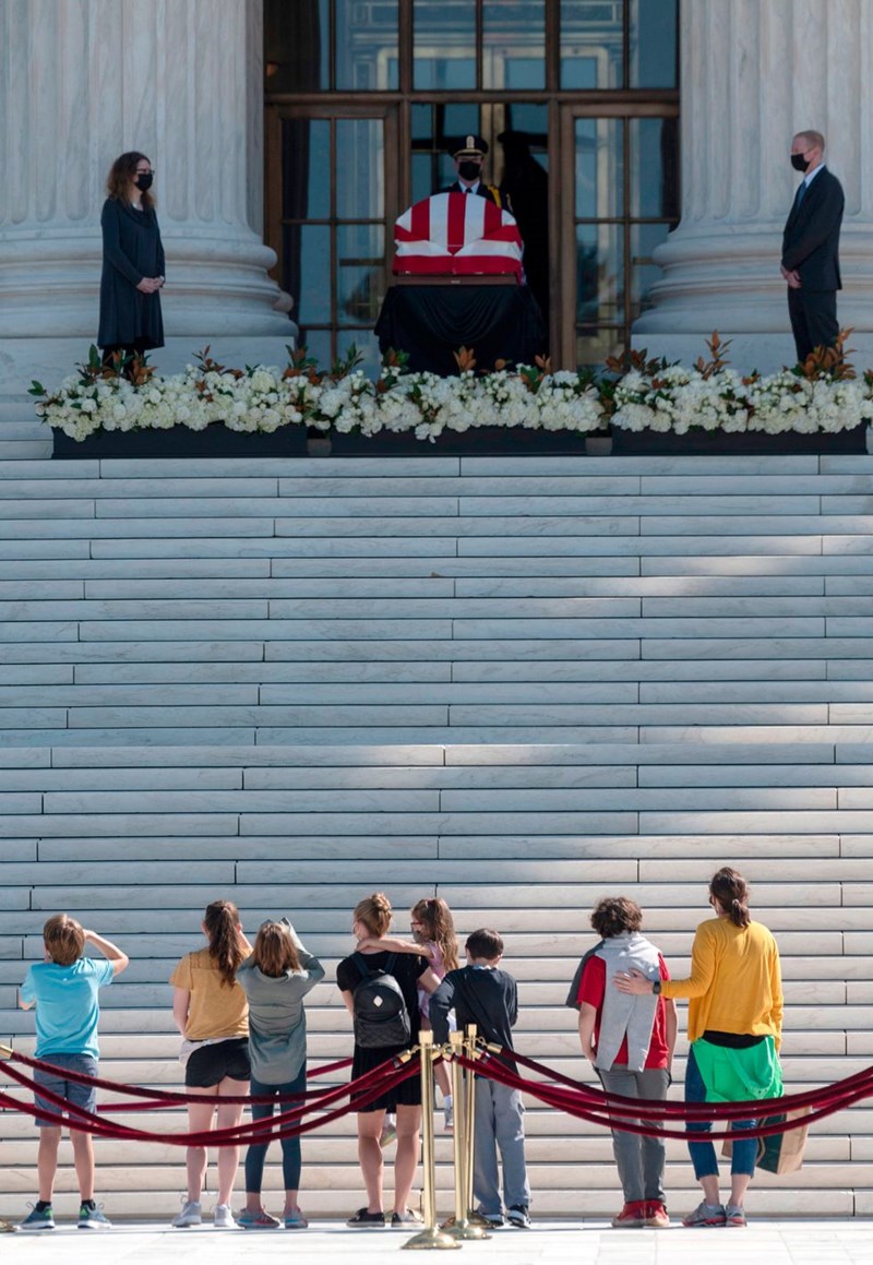 Φωτογραφίες από την κηδεία της Ruth Bader Ginsburg 3