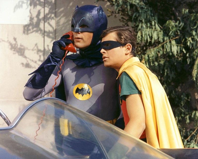 Burt Ward & Adam West, 1966