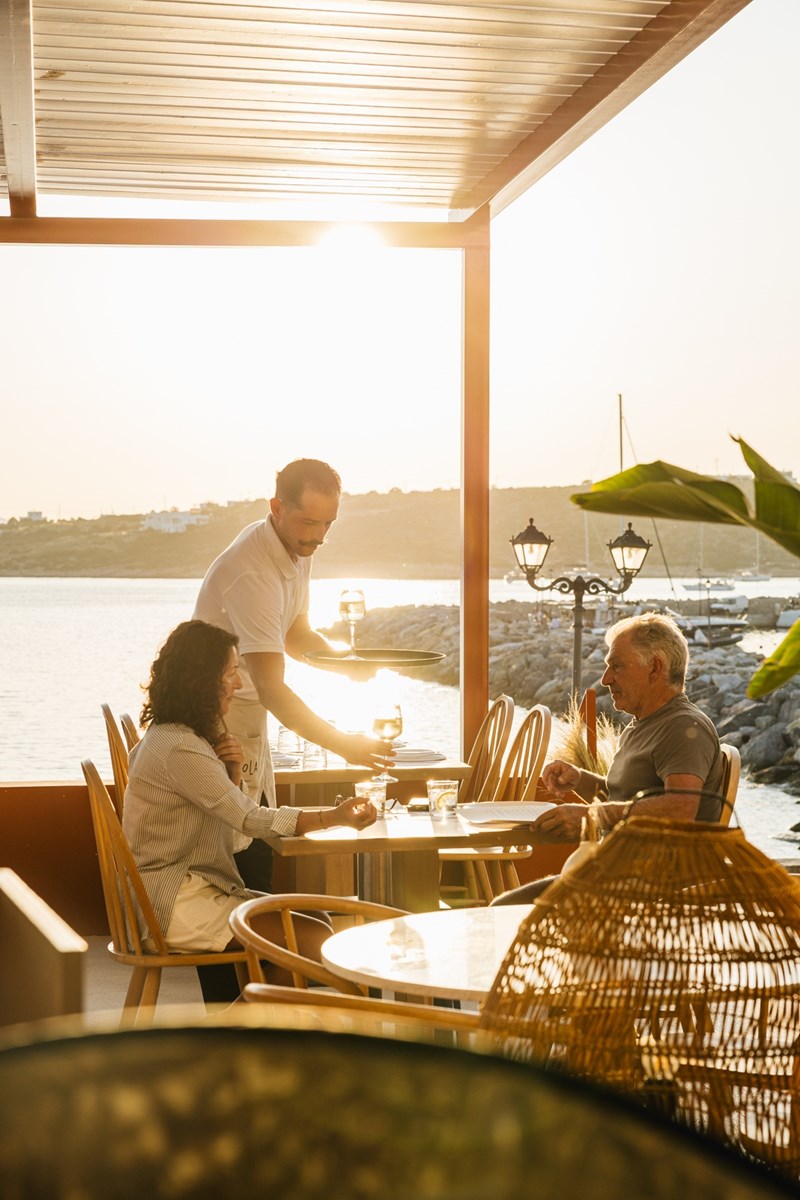 Το εστιατόριο Isola στην Πάρο