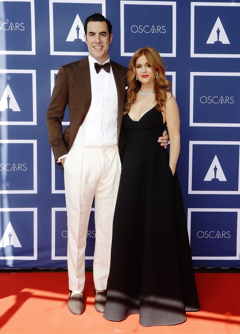 SACHA BAROM COHEN AND ISLA FISHER