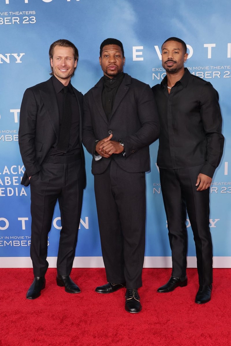 GLEN POWELL, JONATHAN MAJORS, MICHAEL B. JORDAN