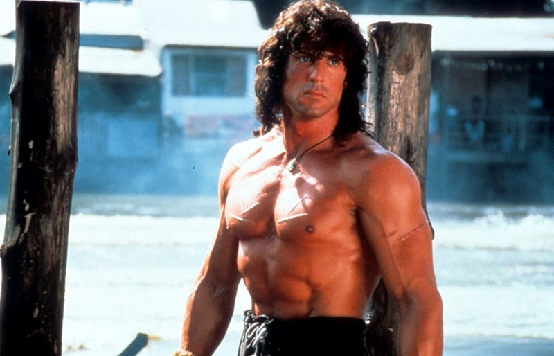 SYLVESTER STALLONE IN RAMBO