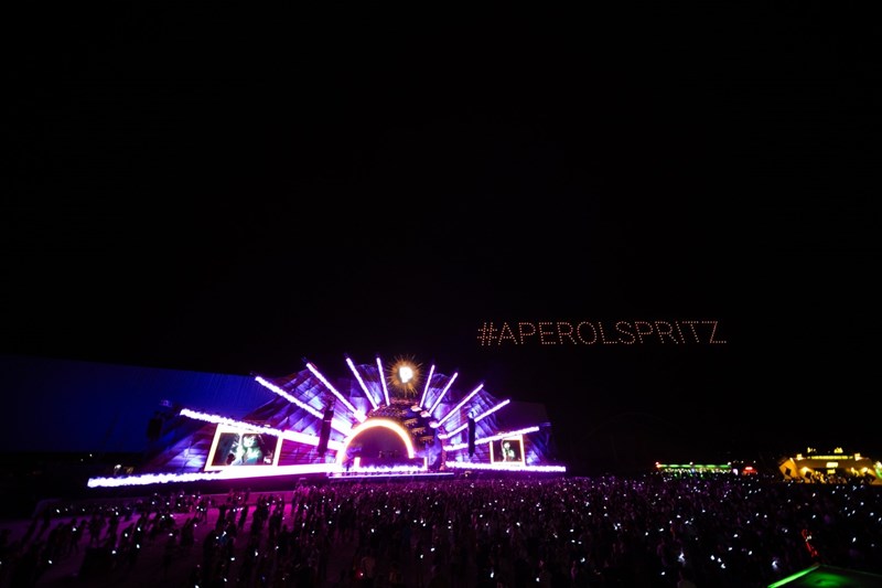 Το μοναδικό Aperol Drone Show
