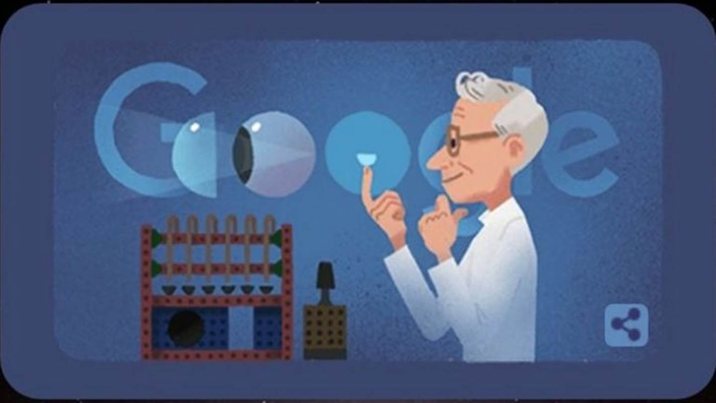 O Otto Wichterle, o εφευρέτης των φακών επαφής έγινε Google Doodle