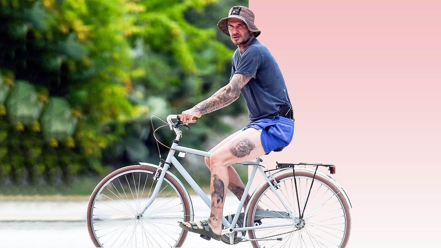 Το beach look του David Beckham