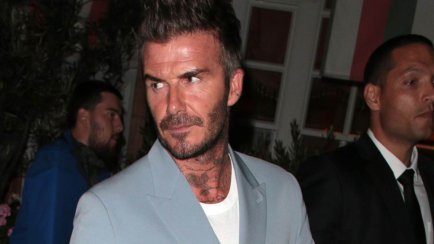 Το απόλυτα 80s tailoring look του David Beckham