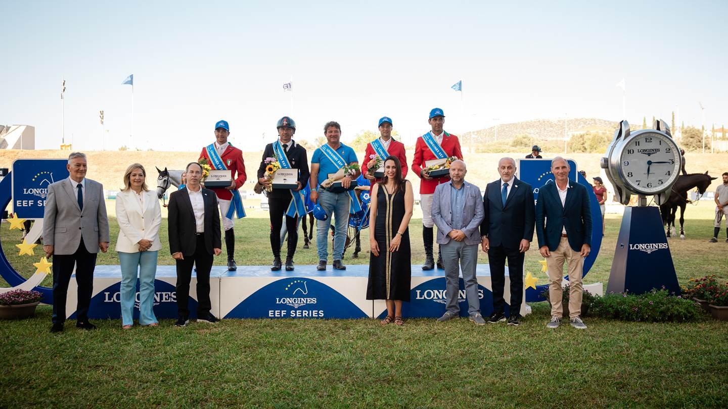 Καλπάζοντας προς τη νίκη, η Ιταλία έλαμψε στο Longines EEF Series της Αθήνας
