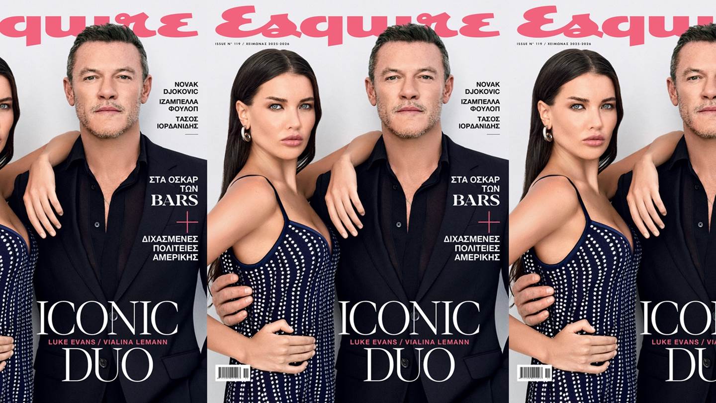 Ο Luke Evans και η Vialina Lemann στο νέο Esquire